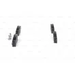 Jeu de 4 plaquettes de frein avant BOSCH 0 986 424 801 - Visuel 2