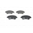 Jeu de 4 plaquettes de frein avant BOSCH 0 986 424 801 - Visuel 3