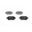 Jeu de 4 plaquettes de frein avant BOSCH 0 986 424 803 - Visuel 1