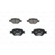 Jeu de 4 plaquettes de frein avant BOSCH 0 986 424 808 - Visuel 1