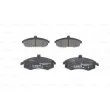 Jeu de 4 plaquettes de frein avant BOSCH 0 986 424 810 - Visuel 1