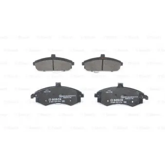 Jeu de 4 plaquettes de frein avant BOSCH 0 986 424 810