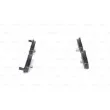 Jeu de 4 plaquettes de frein avant BOSCH 0 986 424 810 - Visuel 2