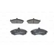 Jeu de 4 plaquettes de frein avant BOSCH 0 986 424 810 - Visuel 3