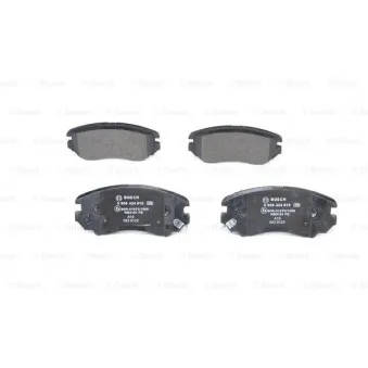 Jeu de 4 plaquettes de frein avant BOSCH 0 986 424 815