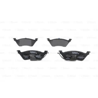 Jeu de 4 plaquettes de frein arrière BOSCH 0 986 424 816