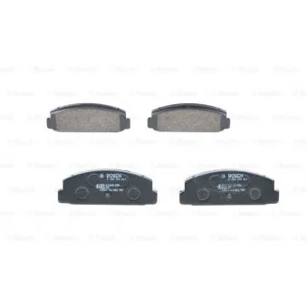 Jeu de 4 plaquettes de frein arrière BOSCH 0 986 424 817