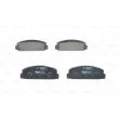 Jeu de 4 plaquettes de frein arrière BOSCH 0 986 424 817 - Visuel 3