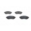 Jeu de 4 plaquettes de frein avant BOSCH 0 986 424 818 - Visuel 1