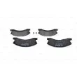 Jeu de 4 plaquettes de frein avant BOSCH 0 986 424 823 - Visuel 3