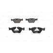 Jeu de 4 plaquettes de frein avant BOSCH 0 986 424 828 - Visuel 3