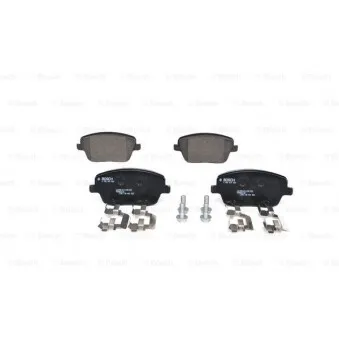 Jeu de 4 plaquettes de frein avant BOSCH 0 986 424 829