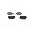 Jeu de 4 plaquettes de frein avant BOSCH 0 986 424 829 - Visuel 3