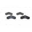 Jeu de 4 plaquettes de frein avant BOSCH 0 986 424 832 - Visuel 1
