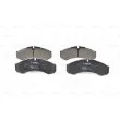 Jeu de 4 plaquettes de frein avant BOSCH 0 986 424 833 - Visuel 3