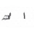 Jeu de 4 plaquettes de frein arrière BOSCH 0 986 460 002 - Visuel 2