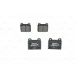 Jeu de 4 plaquettes de frein avant BOSCH 0 986 460 113 - Visuel 1