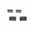 Jeu de 4 plaquettes de frein avant BOSCH 0 986 460 390 - Visuel 1