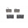 Jeu de 4 plaquettes de frein avant BOSCH 0 986 460 932 - Visuel 1