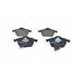 Jeu de 4 plaquettes de frein avant BOSCH 0 986 460 937 - Visuel 1