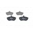 Jeu de 4 plaquettes de frein avant BOSCH 0 986 460 943 - Visuel 3