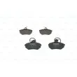Jeu de 4 plaquettes de frein avant BOSCH 0 986 460 948 - Visuel 1