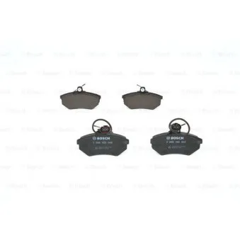 Jeu de 4 plaquettes de frein avant BOSCH 0 986 460 948