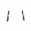 Jeu de 4 plaquettes de frein avant BOSCH 0 986 460 949 - Visuel 2