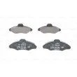 Jeu de 4 plaquettes de frein avant BOSCH 0 986 460 949 - Visuel 3
