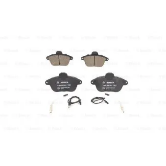 Jeu de 4 plaquettes de frein avant BOSCH 0 986 460 951