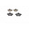 Jeu de 4 plaquettes de frein avant BOSCH 0 986 460 951 - Visuel 3