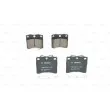 Jeu de 4 plaquettes de frein avant BOSCH 0 986 460 954 - Visuel 1
