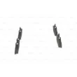 Jeu de 4 plaquettes de frein avant BOSCH 0 986 460 961 - Visuel 2