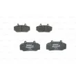 Jeu de 4 plaquettes de frein avant BOSCH 0 986 460 961 - Visuel 3