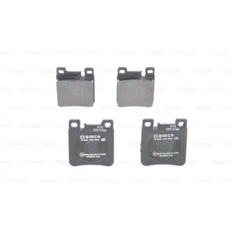 Jeu de 4 plaquettes de frein arrière BOSCH 0 986 460 965