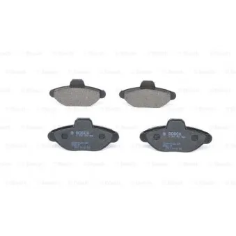 Jeu de 4 plaquettes de frein avant BOSCH 0 986 460 968
