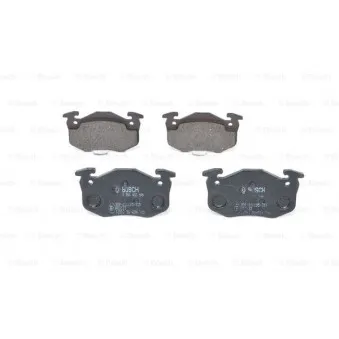 Jeu de 4 plaquettes de frein arrière BOSCH 0 986 460 970
