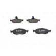 Jeu de 4 plaquettes de frein avant BOSCH 0 986 460 971 - Visuel 1