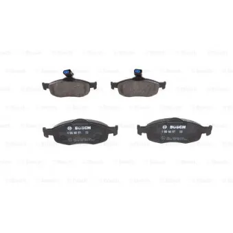 Jeu de 4 plaquettes de frein avant BOSCH 0 986 460 971