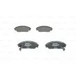 Jeu de 4 plaquettes de frein avant BOSCH 0 986 460 972 - Visuel 1
