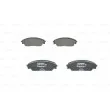 Jeu de 4 plaquettes de frein avant BOSCH 0 986 460 972 - Visuel 3