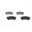 Jeu de 4 plaquettes de frein avant BOSCH 0 986 460 975 - Visuel 1