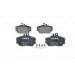 Jeu de 4 plaquettes de frein avant BOSCH 0 986 460 977 - Visuel 1