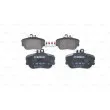 Jeu de 4 plaquettes de frein avant BOSCH 0 986 460 977 - Visuel 3