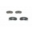 Jeu de 4 plaquettes de frein avant BOSCH 0 986 460 979 - Visuel 1