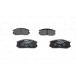 Jeu de 4 plaquettes de frein avant BOSCH 0 986 460 980 - Visuel 1
