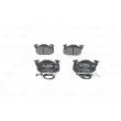 Jeu de 4 plaquettes de frein avant BOSCH 0 986 460 983 - Visuel 1