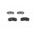 Jeu de 4 plaquettes de frein avant BOSCH 0 986 460 984 - Visuel 1