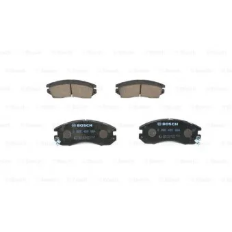 Jeu de 4 plaquettes de frein avant BOSCH 0 986 460 984