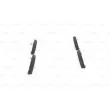 Jeu de 4 plaquettes de frein avant BOSCH 0 986 460 984 - Visuel 2